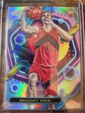 2023-24 Topps Cosmic Chrome Gradey Dick Refractor Rookie RC #162 Raptors