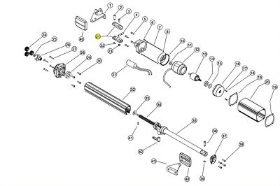 121091 Gabel Hinten Linear 11 Vh 230V Ersatz