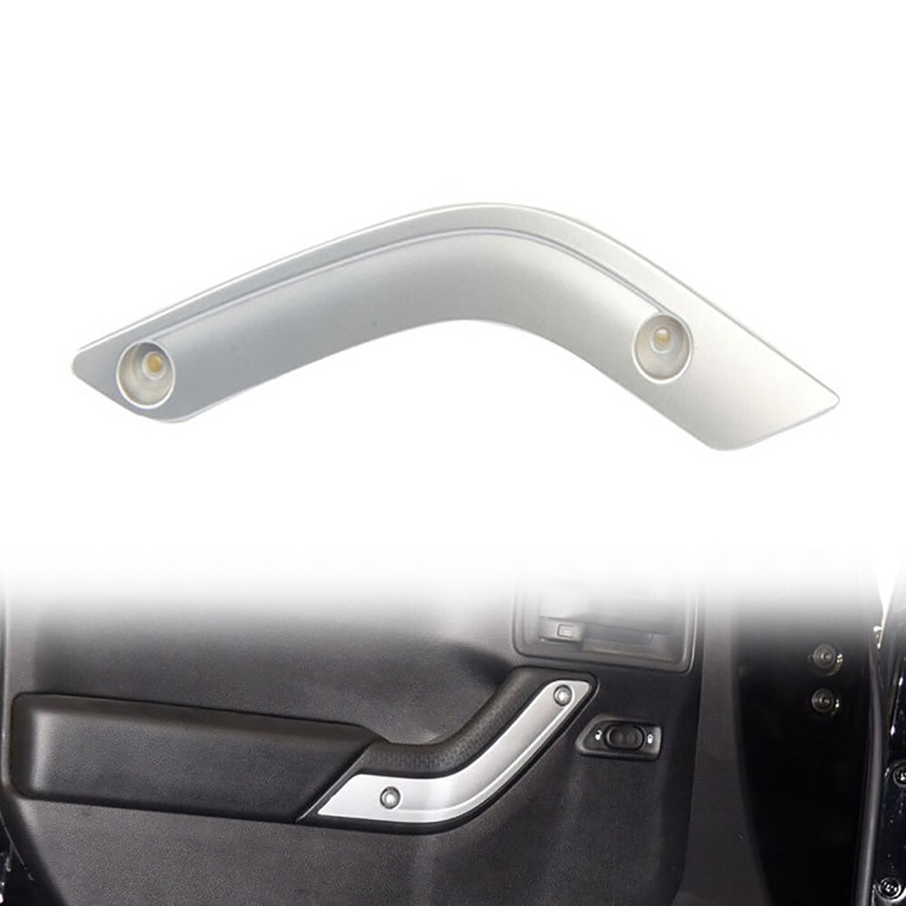 Car Door Interior Handle Cover Trim Panel Decor for Jeep Wrangler JK 2011-2017