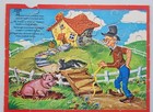 Crooked Man Jigsaw Puzzle, Complete, 1960's Fairy Tale, Cardboard