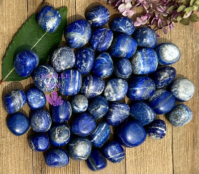 Wholesale Lot 2 Lbs Natural Lapis Lazuli Tumble Healing Energy Nice Quality