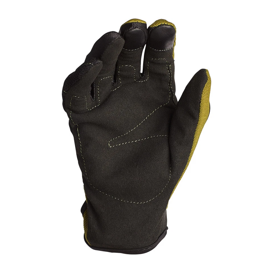 Guante de motocicleta Speed & Strength Brat verde oliva textil para mujer tallas SM - 3X Foto 2 de 2