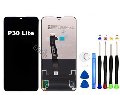 LCD Für Huawei P30 Lite Display Full HD Bildschirm Touchscreen Schwarz Black