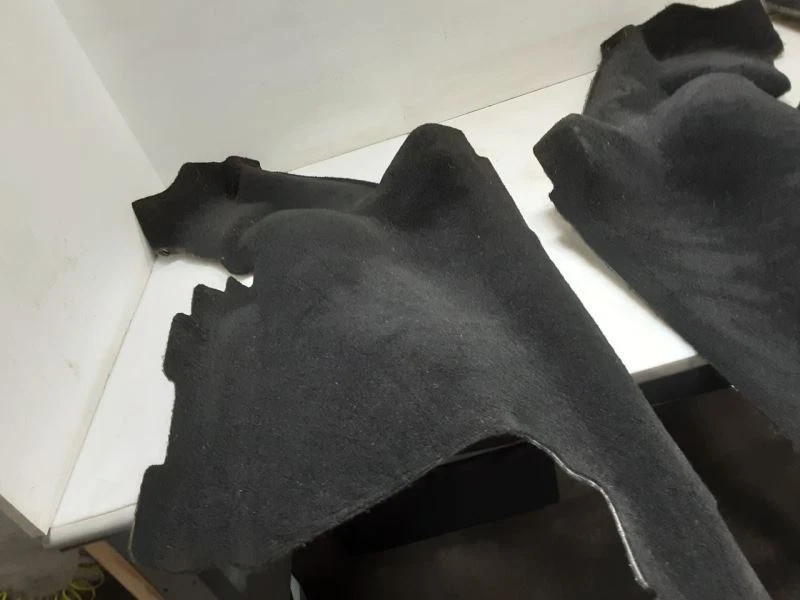 Juego de alfombras traseras Jeep JK Wrangler 4 puertas OEM 2011-2013 2014 2015 2016 2017 108707 Foto 3 de 4