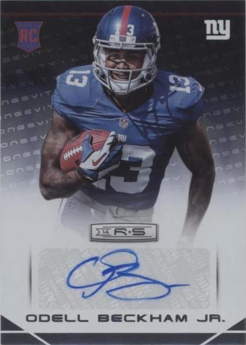 2014 Panini Rookies & Stars - Odell Beckham Jr. #176 Rookies Longevity ...
