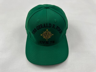 USS GERALD R. FORD CVN 78 SAFETY The Corps US Green Baseball Cap One Size
