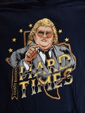 Dusty Rhodes Hard Times Black T-Shirt Unisex For Fan All Sizes