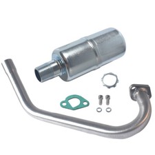 Upgrade Exhaust Pipe W/Muffler For Coleman CT200U 212cc 196cc Go Kart Mini Bike