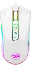 Redragon Snake Gaming Mouse, RGB, 7 Buttons, 10000DPI, Lunar White