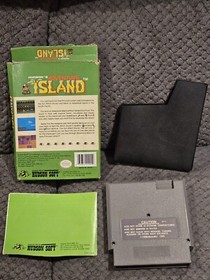 Hudson's Adventure Island 1 Nintendo NES 1988 w Manual & Box Authentic Tested