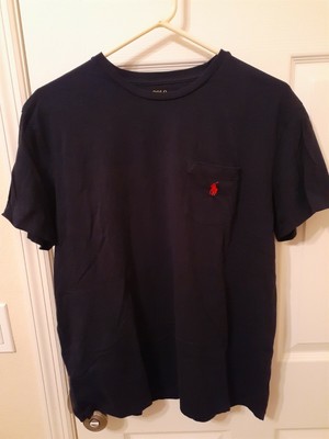 black polo t shirt with red horse