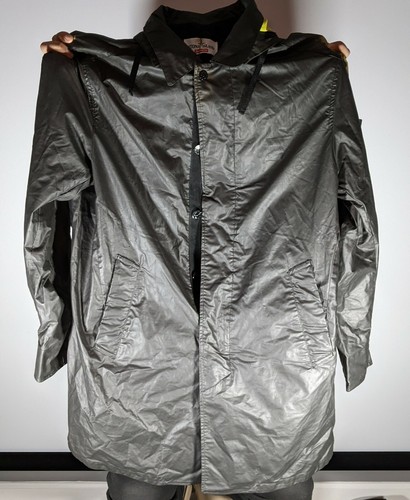 supreme stone island heat reactive trench coat