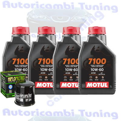 Set Service Öl Motul 7100 10W60 für Yamaha YXF1000 Wolverine Rmax 4 Se � 2021