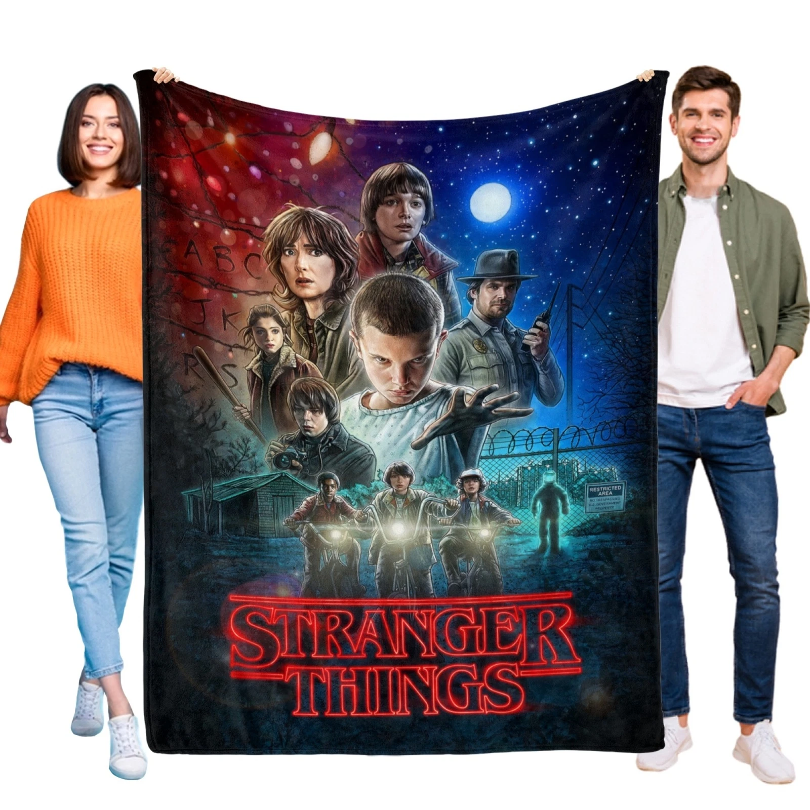 Strange Thing Blanket Soft Bed Sofa Throw Cozy Lightweigh Birthday Gift
