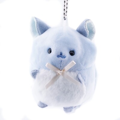 Random Chinchilla Mouse Squishy Marshmallow Plush Keychain Japan