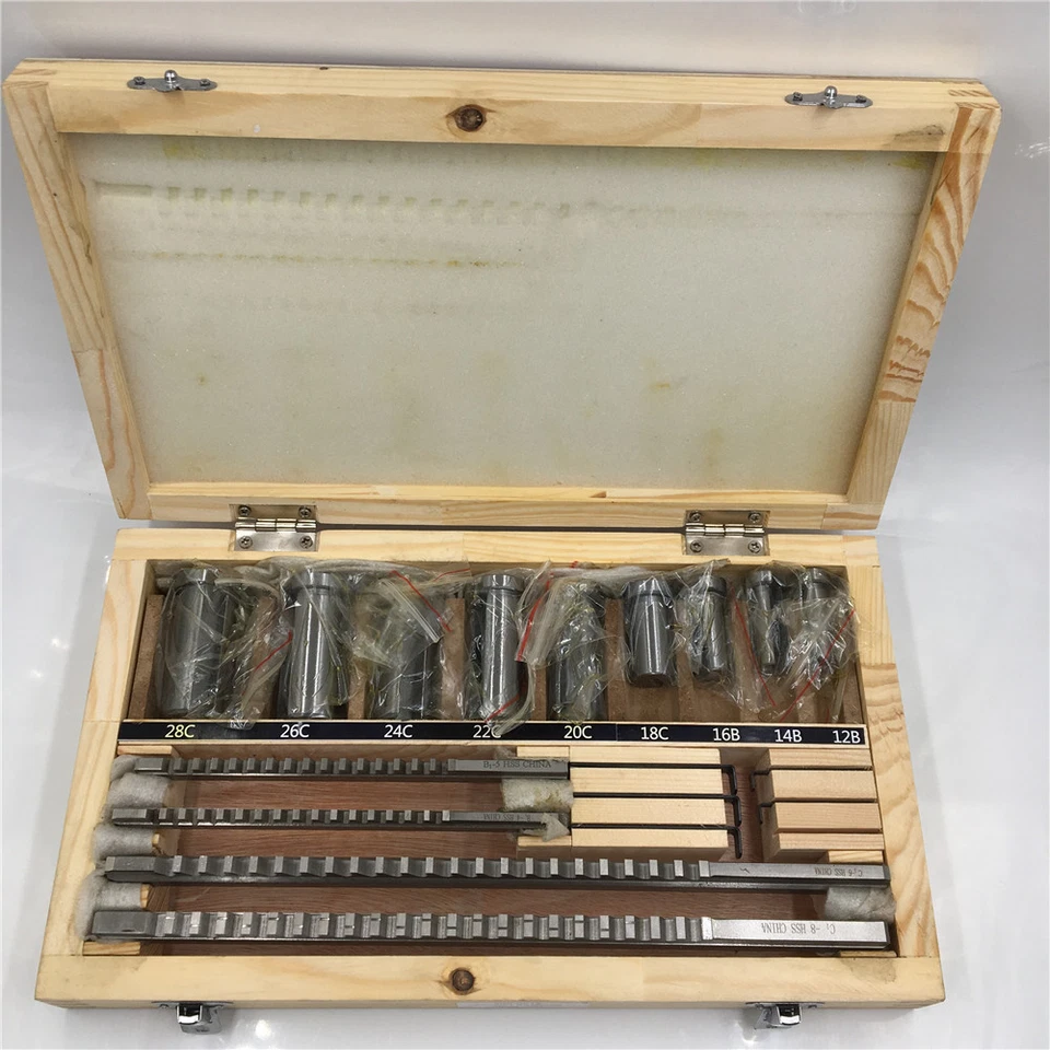 30pc 22pc 18pc 6pc Keyway Broach Kit Broaching Cutter HSS CNC Metalworking Tool - Image 2 of 4