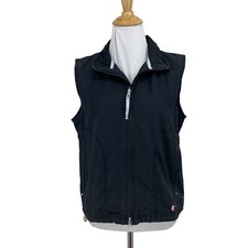 Killtec 42 Outdoor Vest Womens M Medium Black Full Zip Sleeveless Mesh Lined