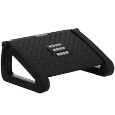 New Black Footrest Massage Under Desk with Soothing Massage Points and Rollers