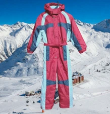 Pocopiano Snowboard Snowsuits Red Teenage Ski suit 100% Polyamide Size 140