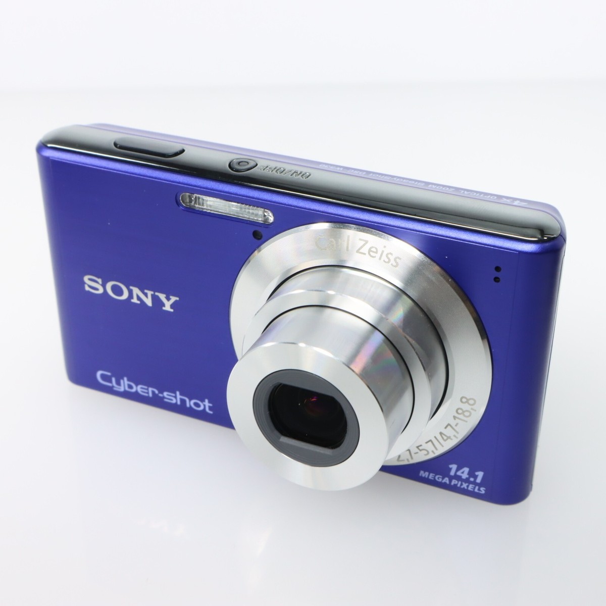 Top Mint] SONY Digital Camera Blue DSC-W530 Cyber Shot 4.0x