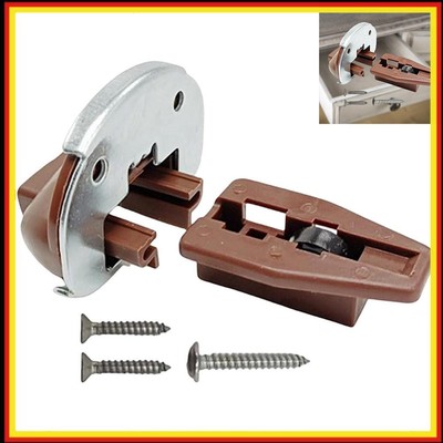 1/2/5 Pcs Drawer Slides Guides Drawer Guides Kit for Dressers Hutches Nightstand