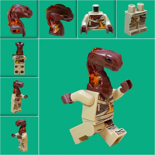 Lego Ninjago Minifigur njo543 Pyro Wipper - Armor - 70675