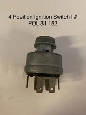Pollak 4 Position Ignition Switch | # POL 31 152