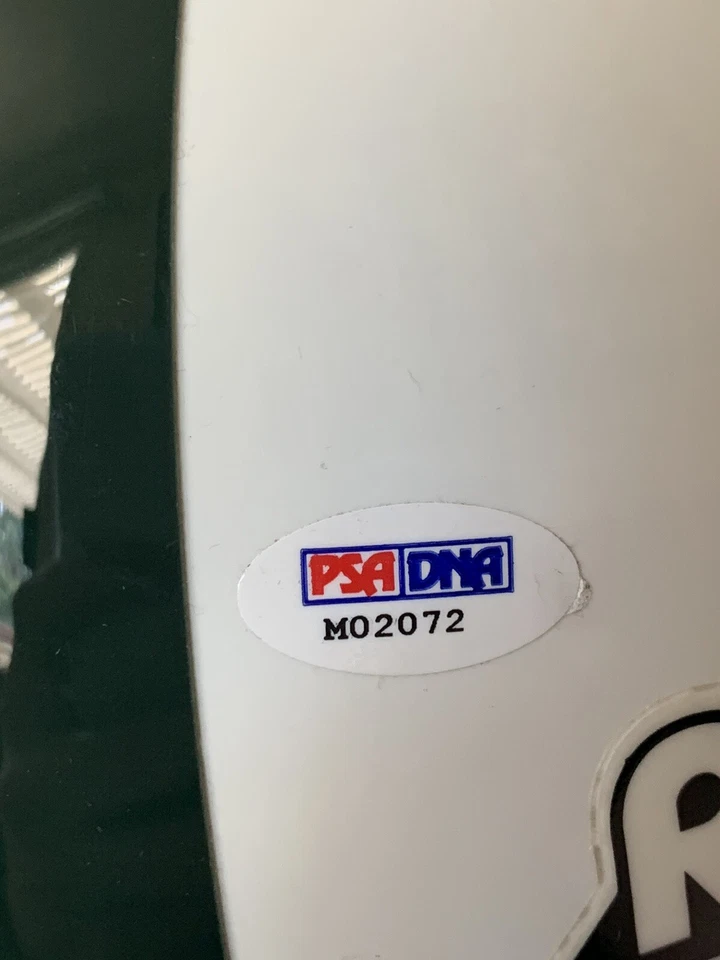 Joe Namath Autographed/Signed Authentic Full Size Helmet New York Jets NY - Image 3 of 4