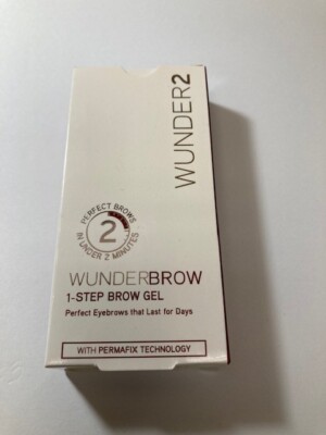 WunderBrow 1- Step Brow Gel Black/Brown, With PERMAFIX TECHNOLOGY