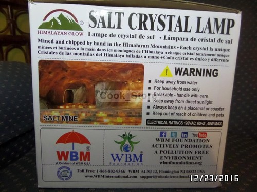 Himalayan Ionic Crystal Natural Salt Basket Lamp Natural Air Purifier Home - Picture 9 of 11