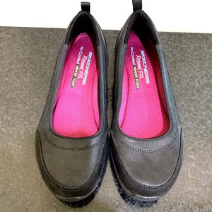 slip resistant skechers relaxed fit air cooled memory foam