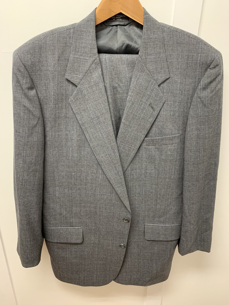 Vintage Mens Hardy Amies Suit Jacket & Pants 100% Wool - Size 48  