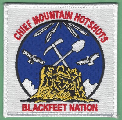 CHIEF MOUNTAIN MONTANA INTER-AGENCY HOT SHOT CREW FIRE PATCH