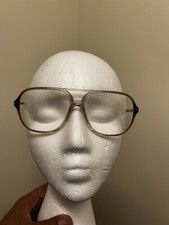 Vintage Mirari Eyeglasses Luxottica 3007 8014 Frame Italy 56-13-130 Hinged Arms