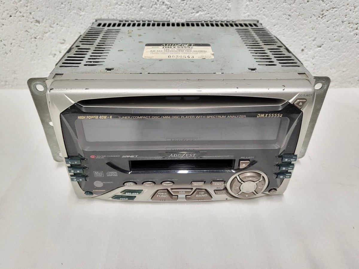 希少）ADDZEST カーオーディオ 希少機種 ADDZEST DMZ846MP CD/MD 希少