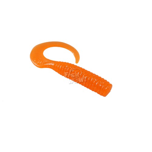 Lote de 5"" (con cola extendida) Cola Rizada Perca Cola Única Rosa Blanco Naranja - Imagen 10 de 18