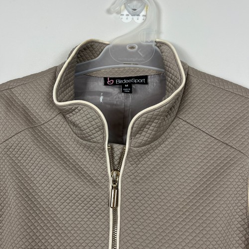 Birdee Sport Golf Sleeveless Quilted Full Zip Vest Gilet Women's Medium M - Picture 3 of 12
