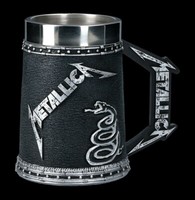 Metallica Krug - The Black Album - Metallica Bierkrug Trinkbecher