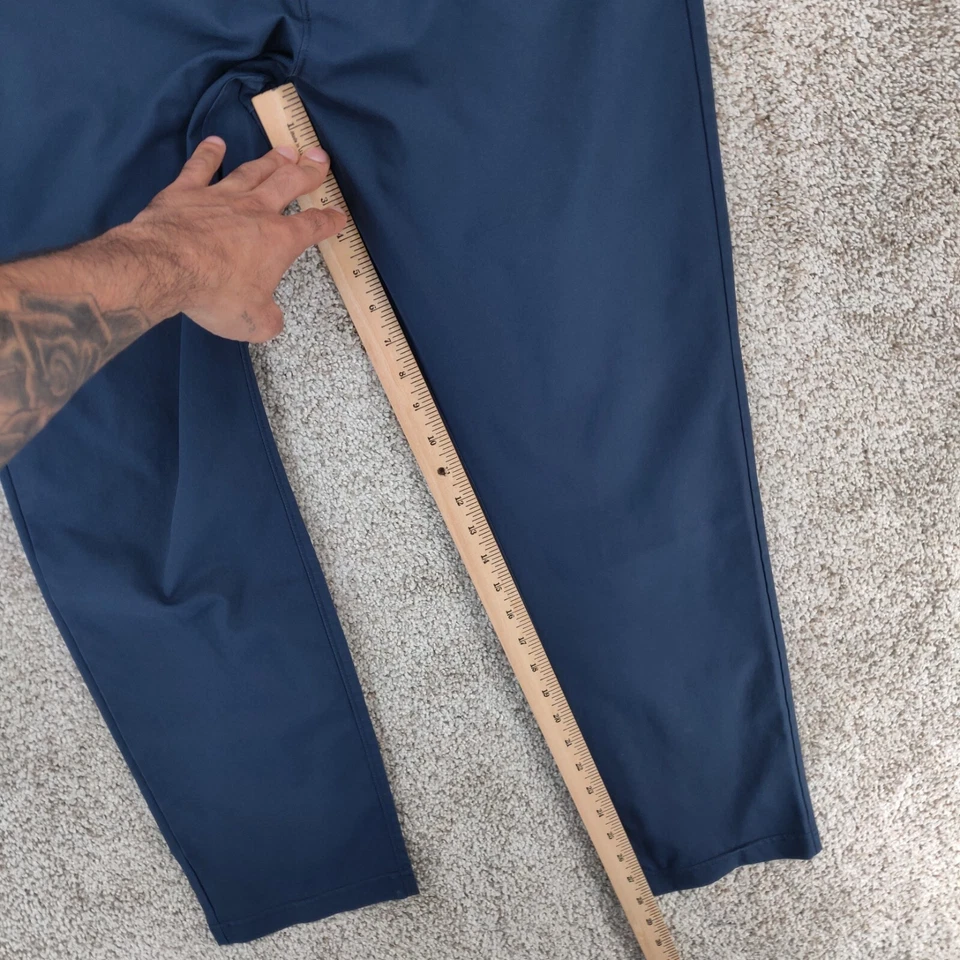 Public Rec Pants Mens Actual 33x28 Blue Stretch Performance Chino Pockets - Image 4 of 4