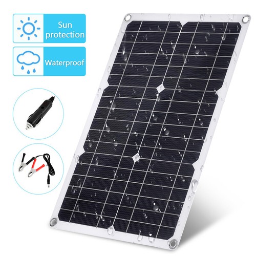 Flexibel Solarpanel Solarmodul Solarzelle 100A Solar Laderegler Kit Camping NEU - Bild 7 von 19