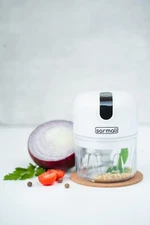Electric Mini Garlic Chopper, 250ML Food Chopper Garlic Mincer USB, Vegetable 