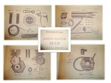 03 Ersatzteilkatalog Ersatzteilliste Fahrrad Hilfsmotor MAW IFA DDR 1957