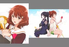 Kumiko & Reina Anime B2 Double-Sided Folded Poster, Hibike! Euphonium Japan