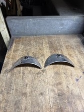 Model A Ford Headlamp Headlight Visor Shade Shield Jewel Car Accessory Pair Set