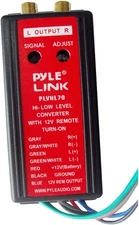 Pyle PLVHL70 2-Channel High-Level To Low-Level Converter with 12V Remote Turn-On