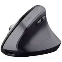 Trust Bayo+ Ergonomische Maus Bluetooth® Optisch Schwarz 6 Tasten 800 Dpi, 1200