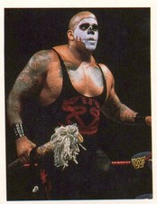 WWF WWE Merlin 1992 Papa Shango 292 Rookie Wrestling Sticker