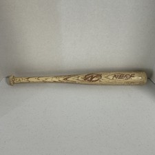 RARE Nerf Wood Pattern Baseball Bat 18  Brown Plastic MLB