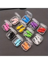 Ear Plugs 1 Pairs Soft Reusable Ear Plug for Noise Cancelling Sleep Swim Work UK