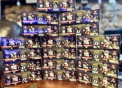24 DONRUSS OPTIC FOOTBALL HOBBY RETAIL BOX  6 RC QBs HISTORY DOWNTOWN/UPTOWNS